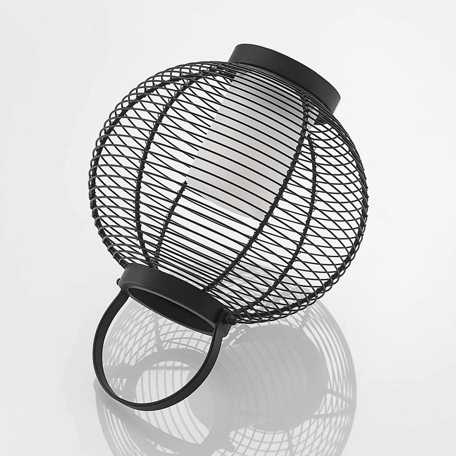 Lindby Mairuna LED-Solar-Laterne, Schwarz, 22,7 Cm – Bild 8