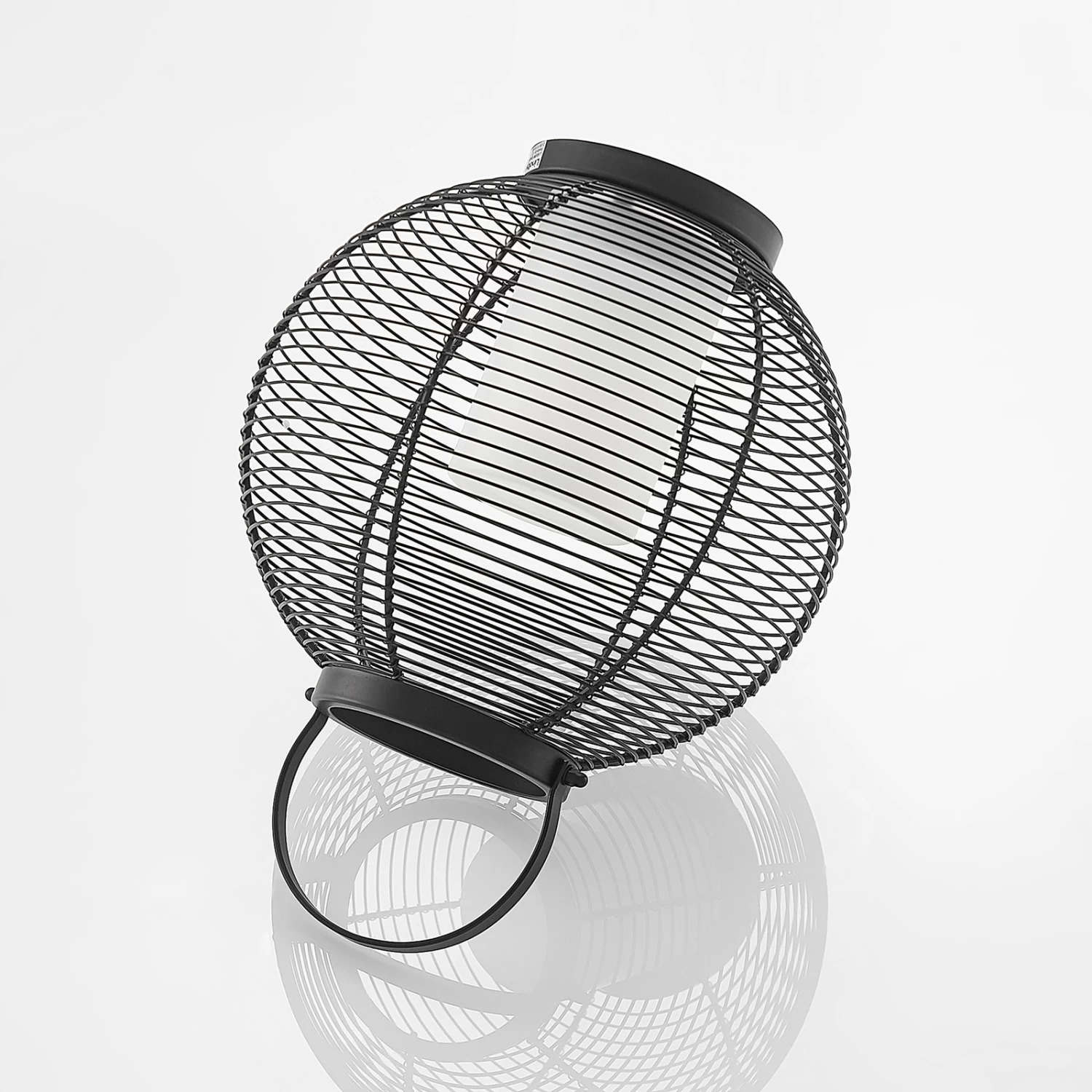 Lindby Mairuna LED-Solar-Laterne, Schwarz, 30,8 Cm – Bild 9