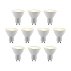 ELC LED-Reflektor GU10 5W 10er-Pack 2.700K 120°