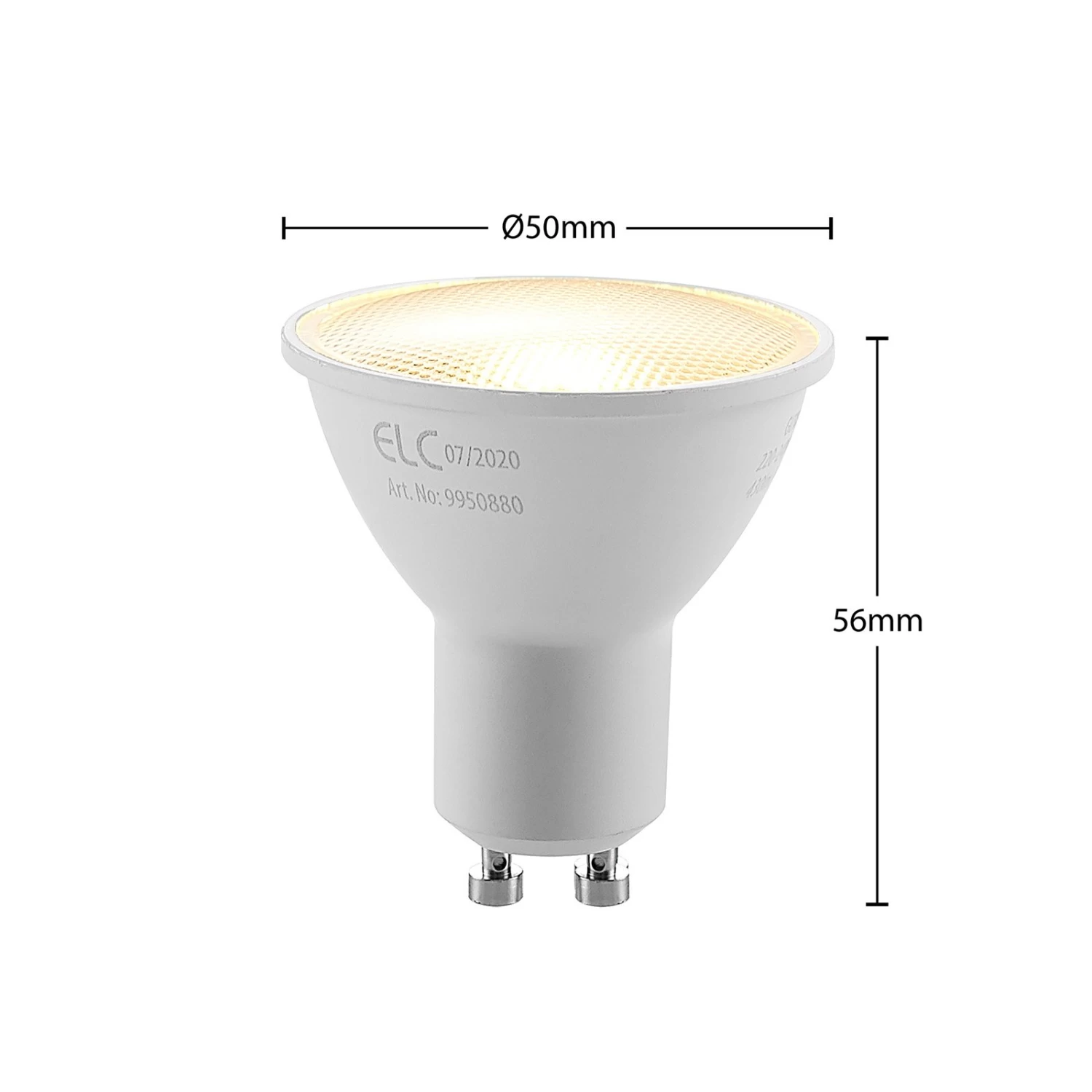 ELC LED-Reflektor GU10 5W 10er-Pack 2.700K 120° – Bild 7