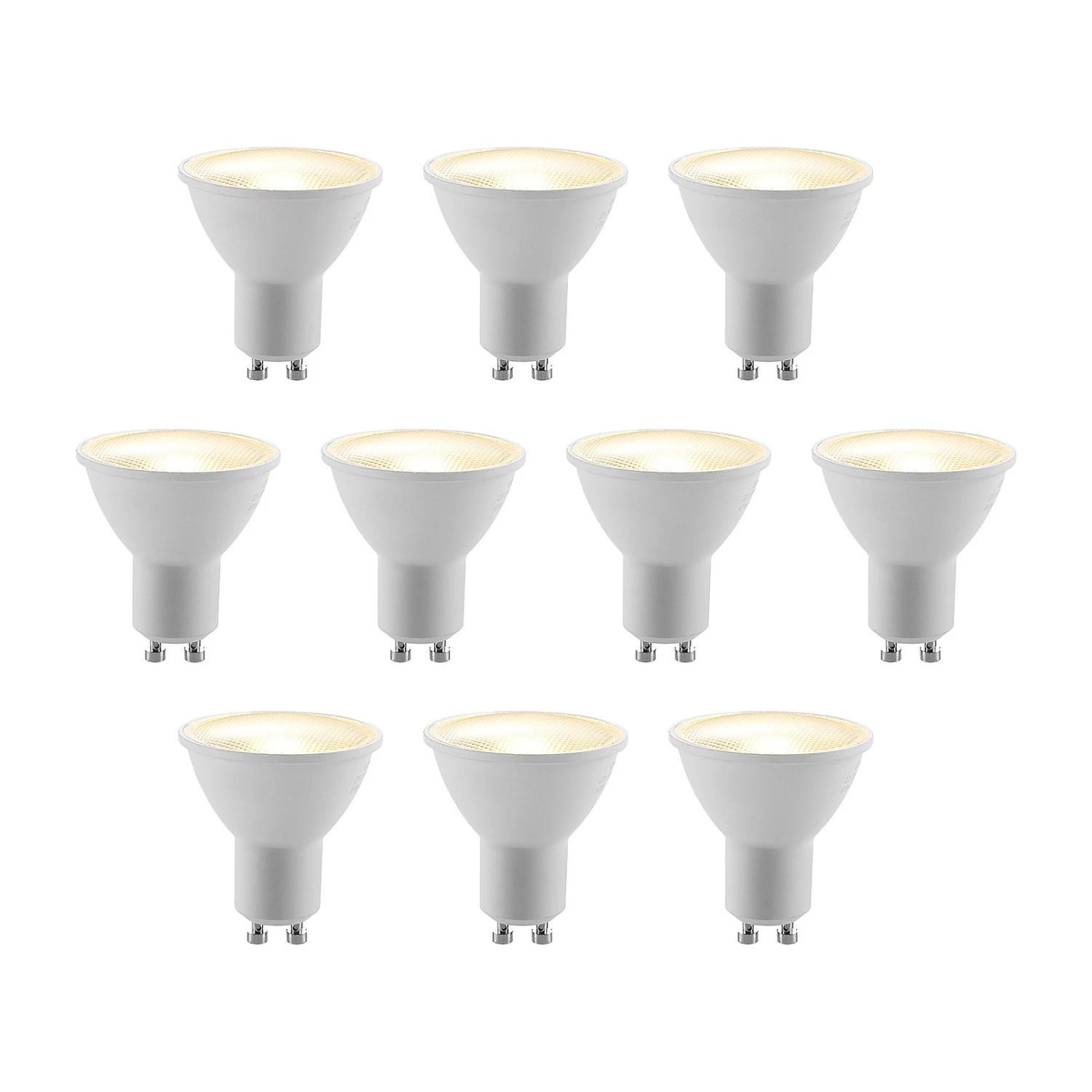 ELC LED-Reflektor GU10 5W 10er-Pack 2.700K 120°