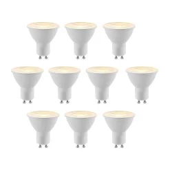 ELC LED-Reflektor GU10 5W 10er-Pack 2.700K 36°