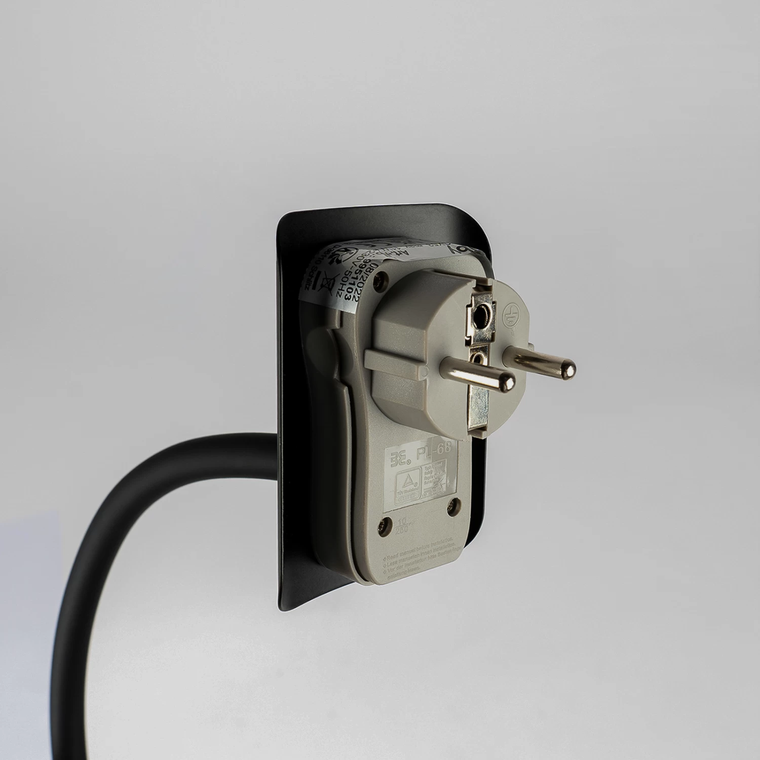 Lindby Toulin LED-Steckerleuchte, Flexarm, Schwarz – Bild 6