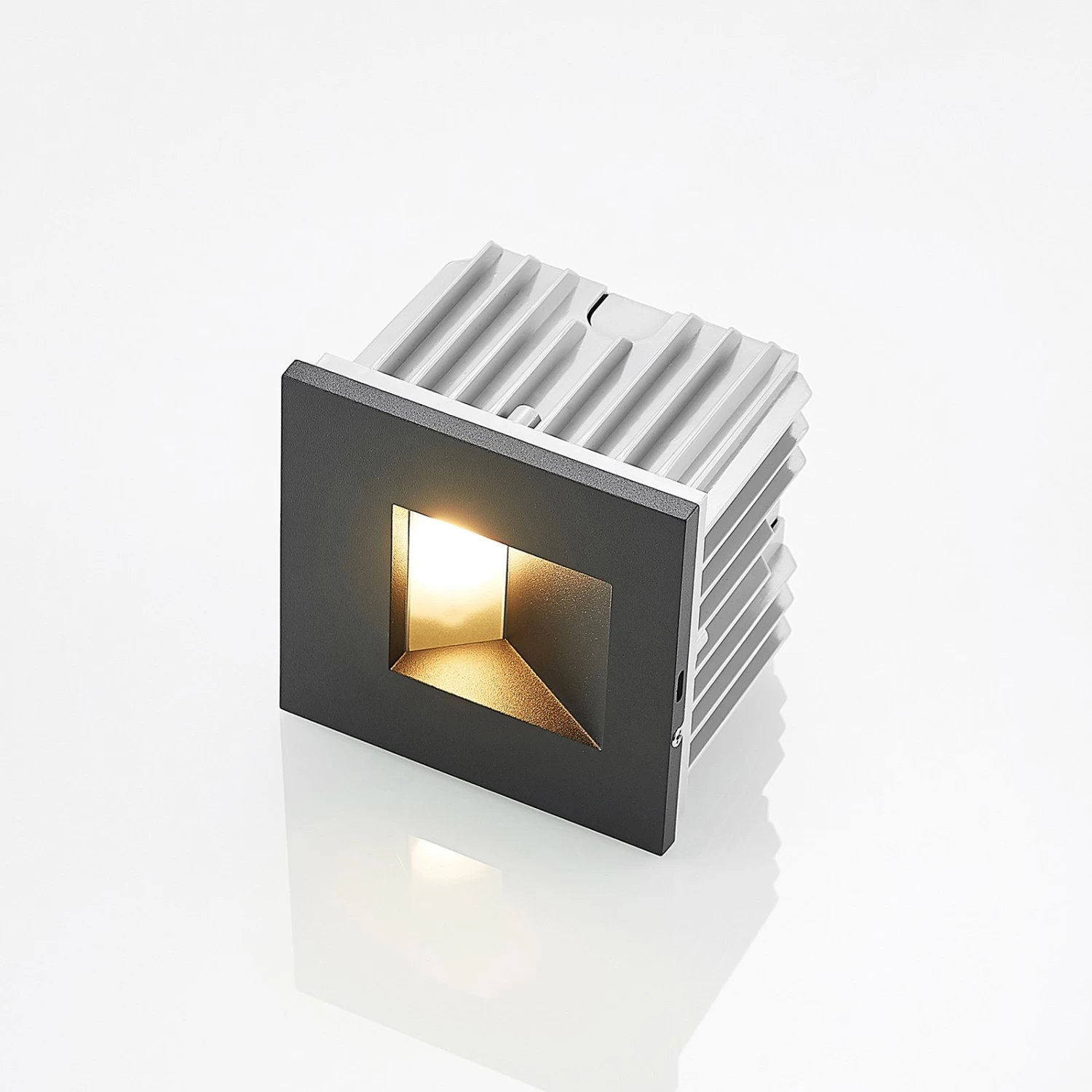 Arcchio Zamo Wandeinbauleuchte, Schwarz, G9, IP65 – Bild 4