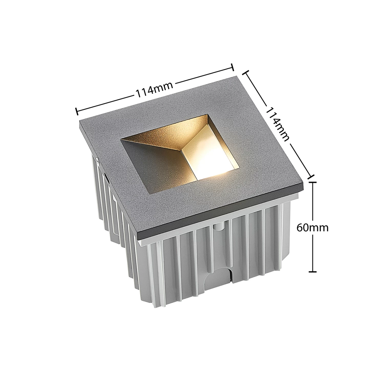 Arcchio Zamo Wandeinbauleuchte, Schwarz, G9, IP65 – Bild 7