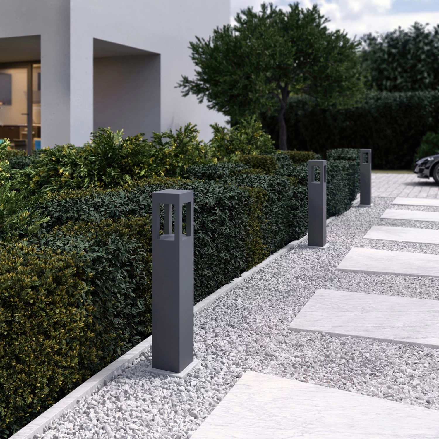 Arcchio Kirito LED-Pollerleuchte, Höhe 90 Cm – Bild 3