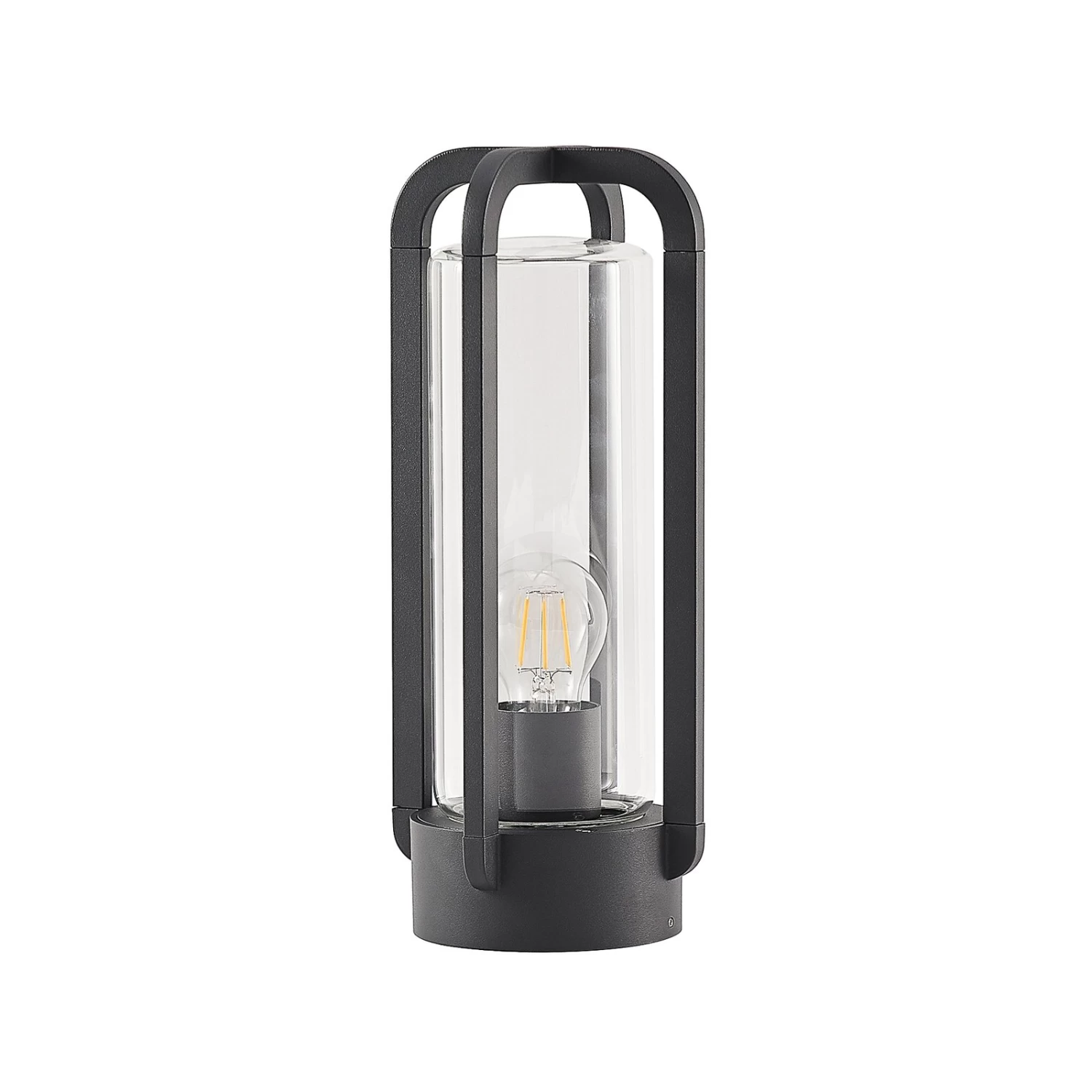 Lucande Tiras Außendeckenleuchte, Dunkelgrau, IP65 – Bild 3