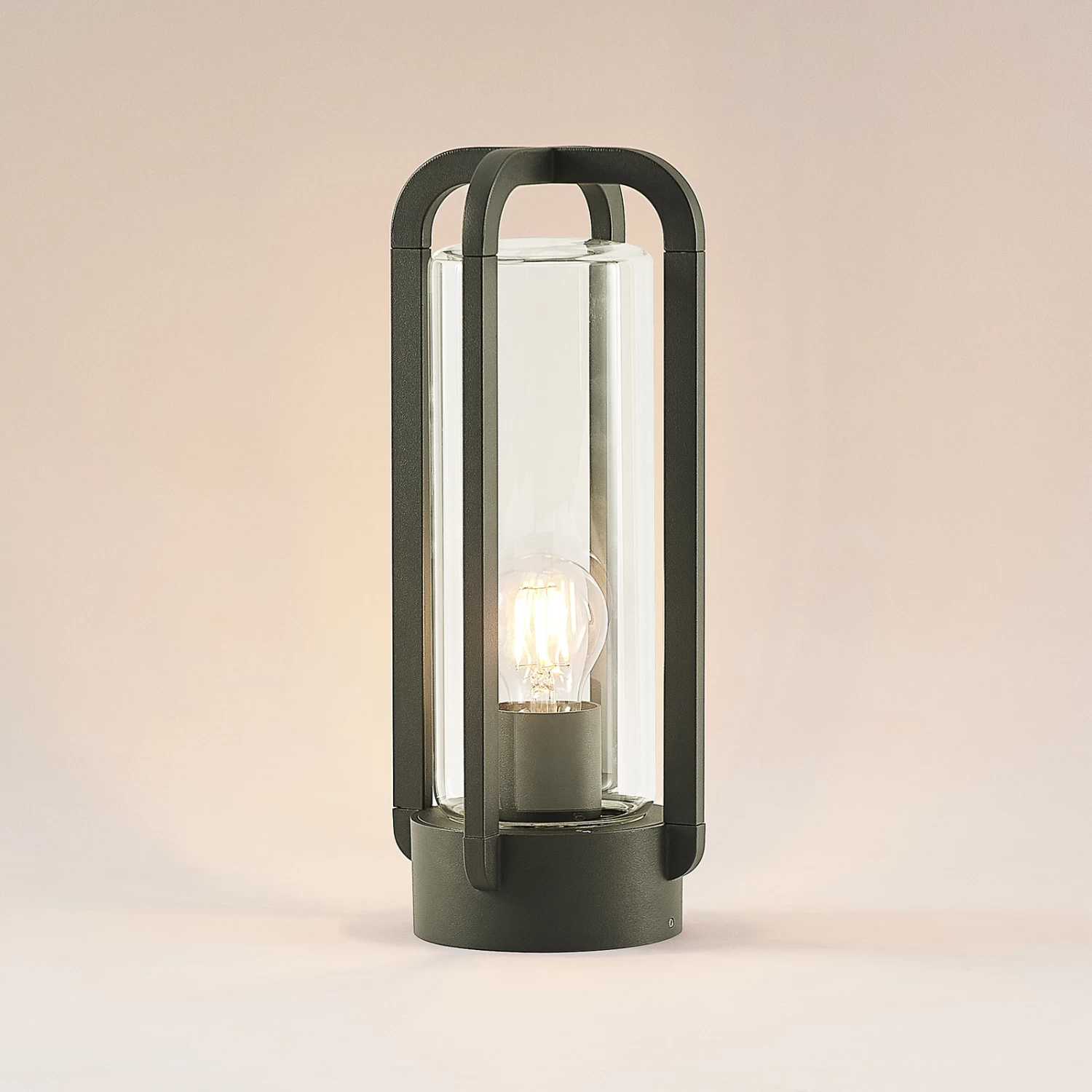 Lucande Tiras Außendeckenleuchte, Dunkelgrau, IP65 – Bild 5