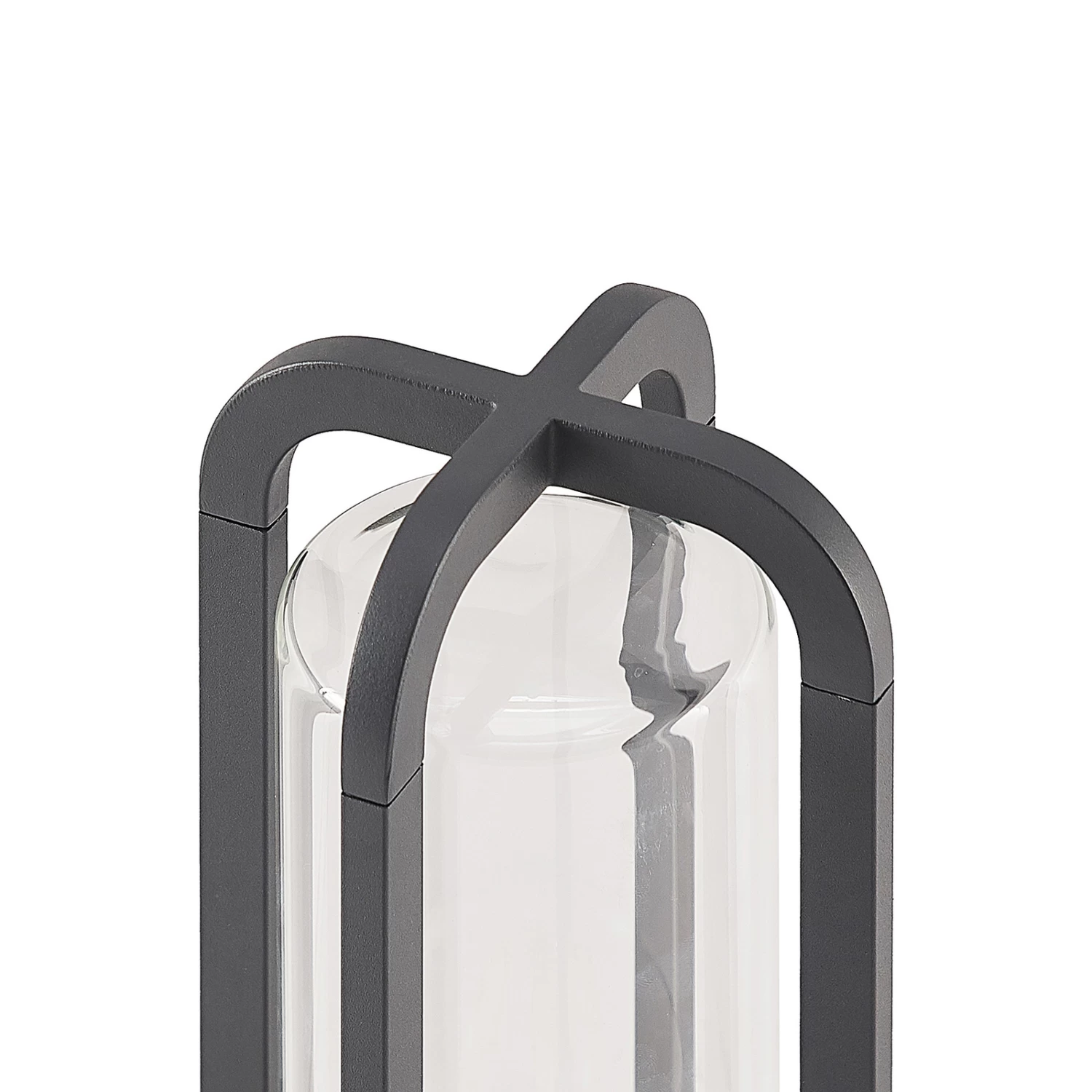 Lucande Tiras Außendeckenleuchte, Dunkelgrau, IP65 – Bild 6