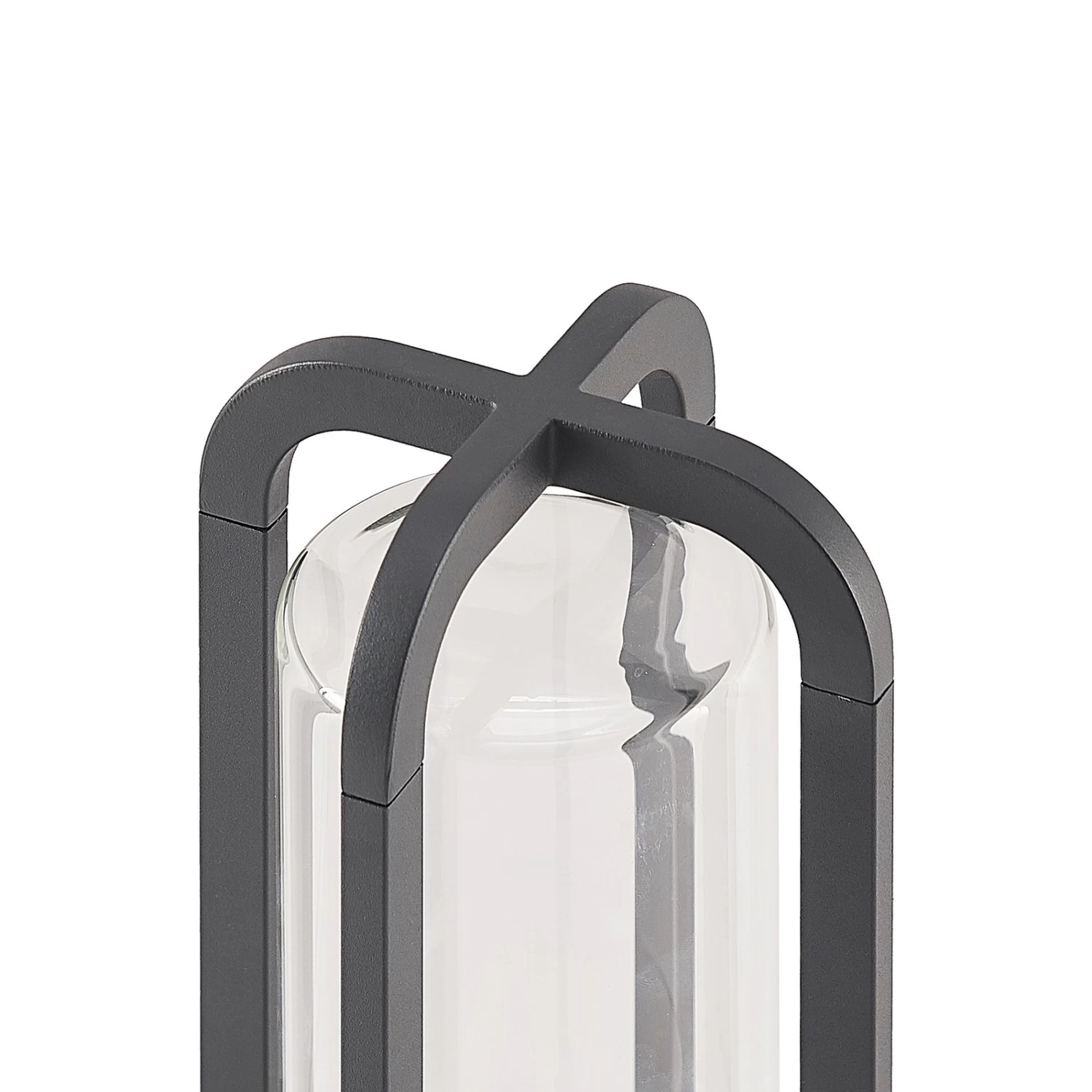 Lucande Tiras Außendeckenleuchte, Dunkelgrau, IP65 – Bild 7