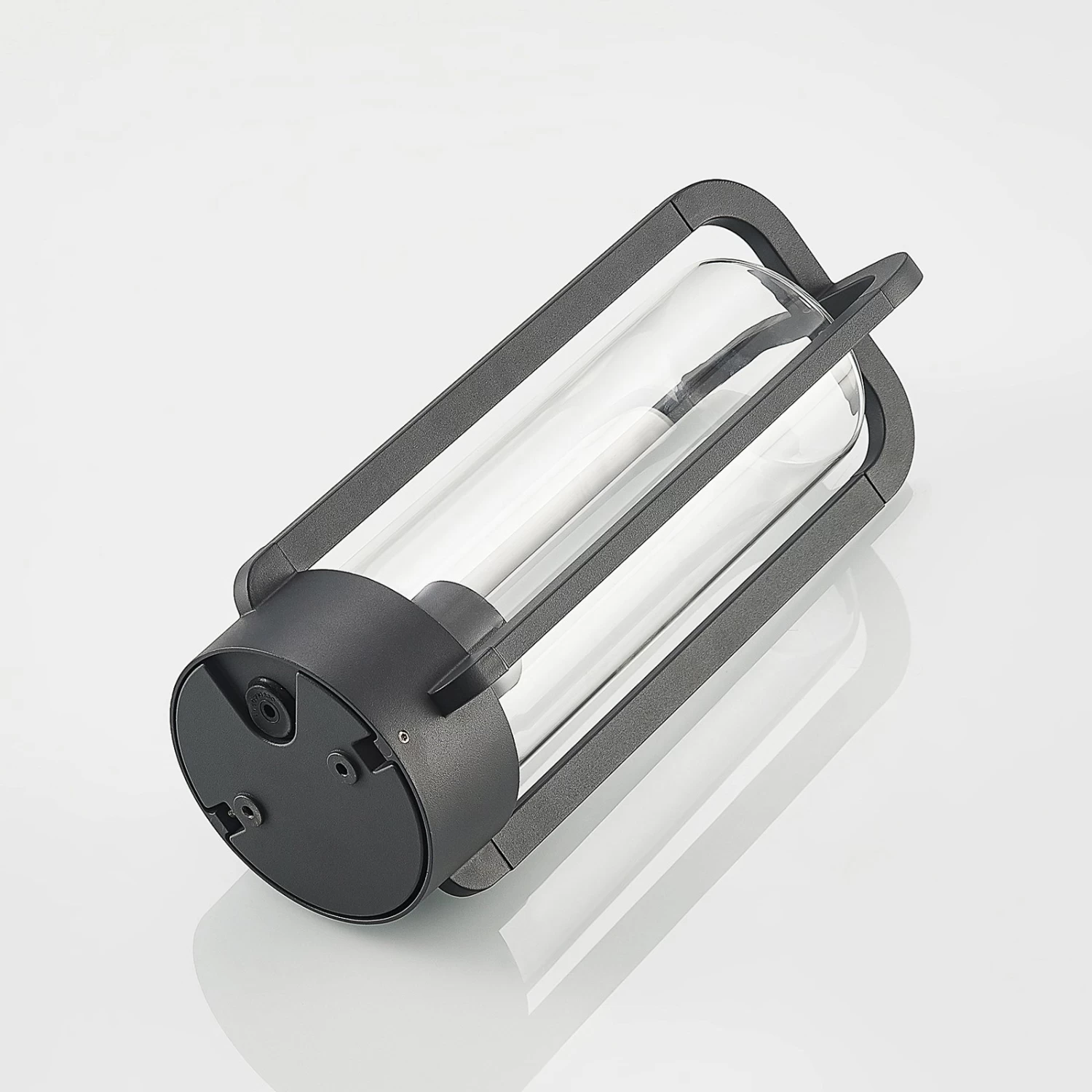 Lucande Tiras Außendeckenleuchte, Dunkelgrau, IP65 – Bild 8