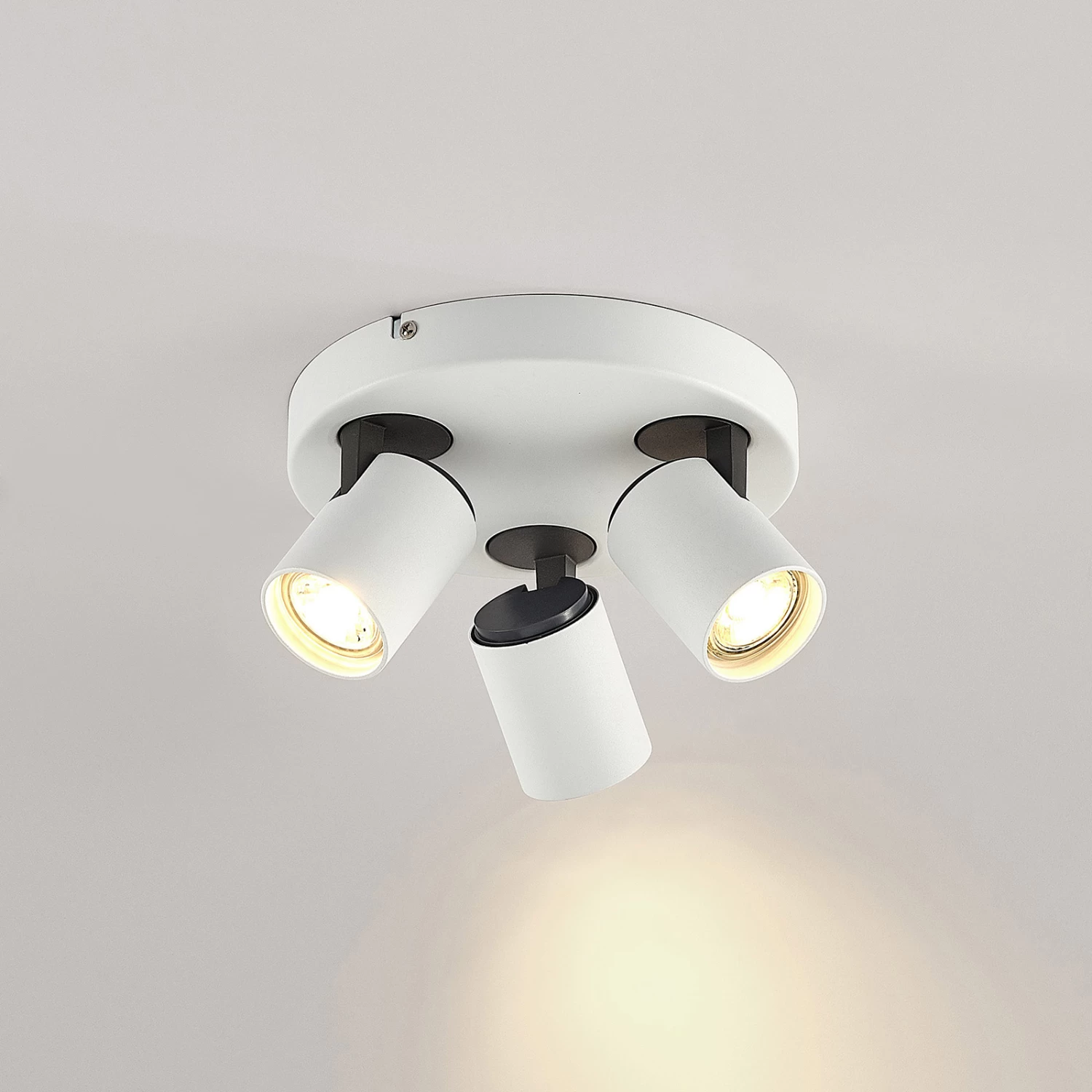 Lindby Ninette Deckenrondell, Weiß, 3-fl., Rund – Bild 5