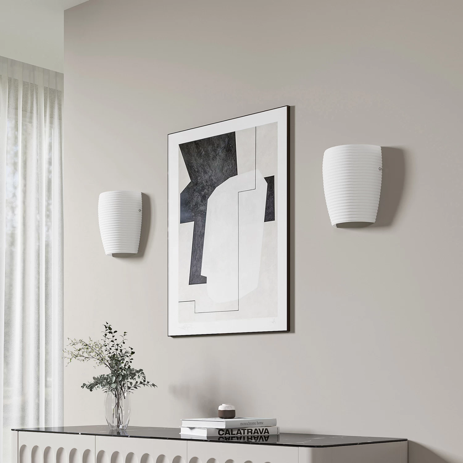 Lucande Vera Wandleuchte Mit Weißem Glasschirm – Bild 3