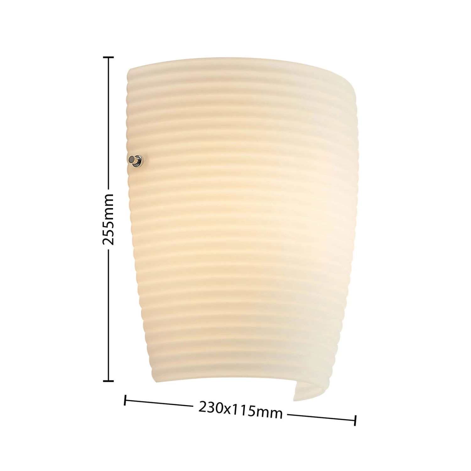 Lucande Vera Wandleuchte Mit Weißem Glasschirm – Bild 5