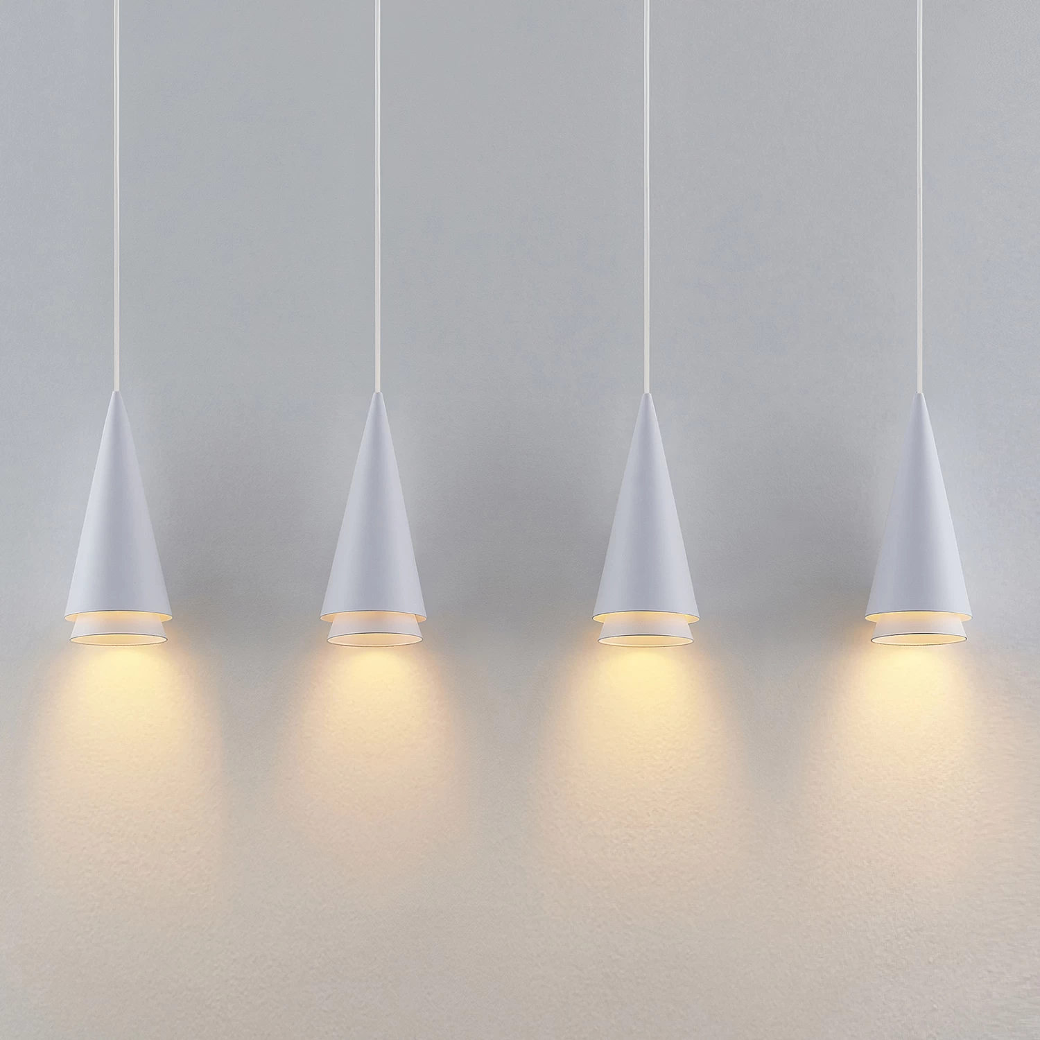 Lucande Naoh Hängeleuchte, 4-fl., Weiß – Bild 6