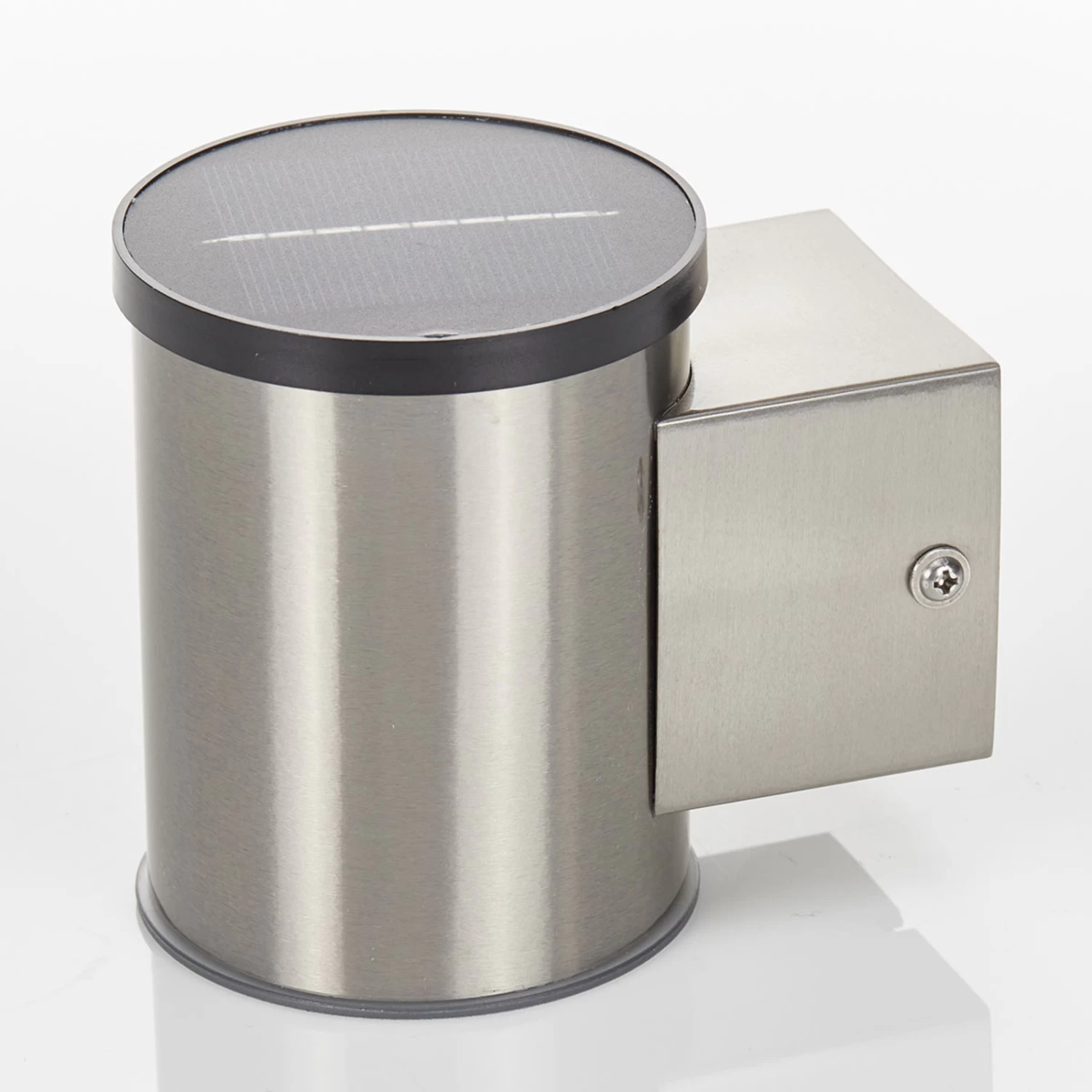 LED-Solar-Außenwandleuchte Tyson, Rund, Klar – Bild 6