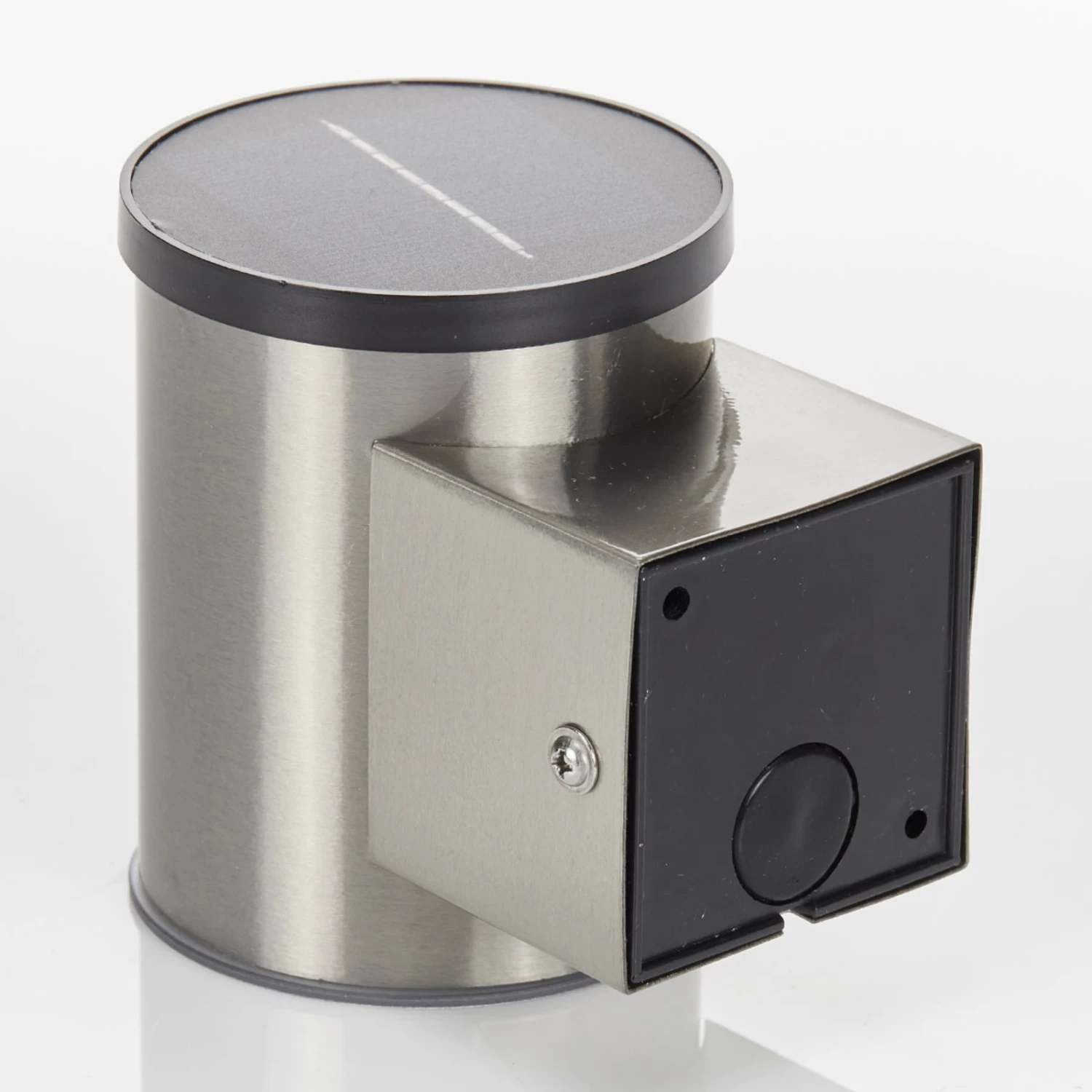 LED-Solar-Außenwandleuchte Tyson, Rund, Klar – Bild 7