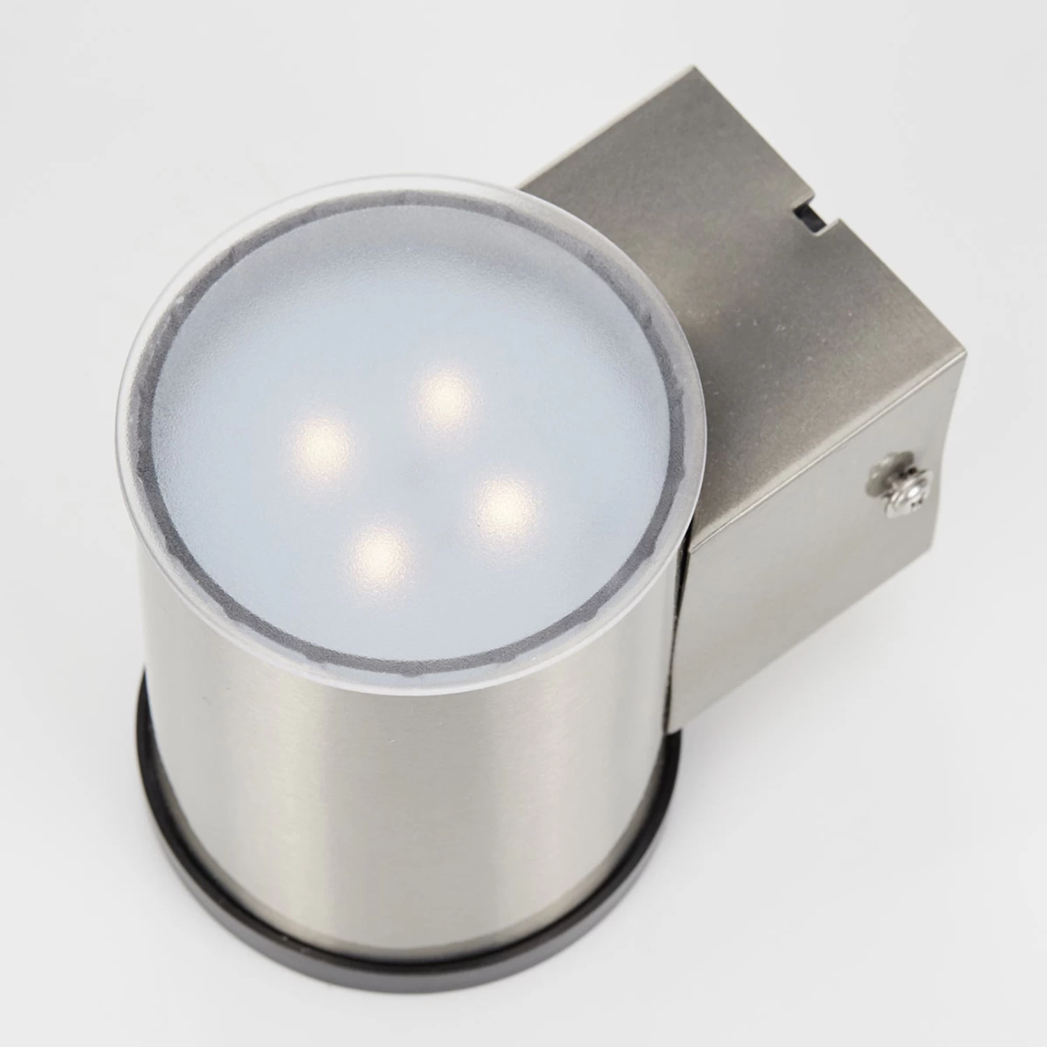 LED-Solar-Außenwandleuchte Tyson, Rund, Klar – Bild 8