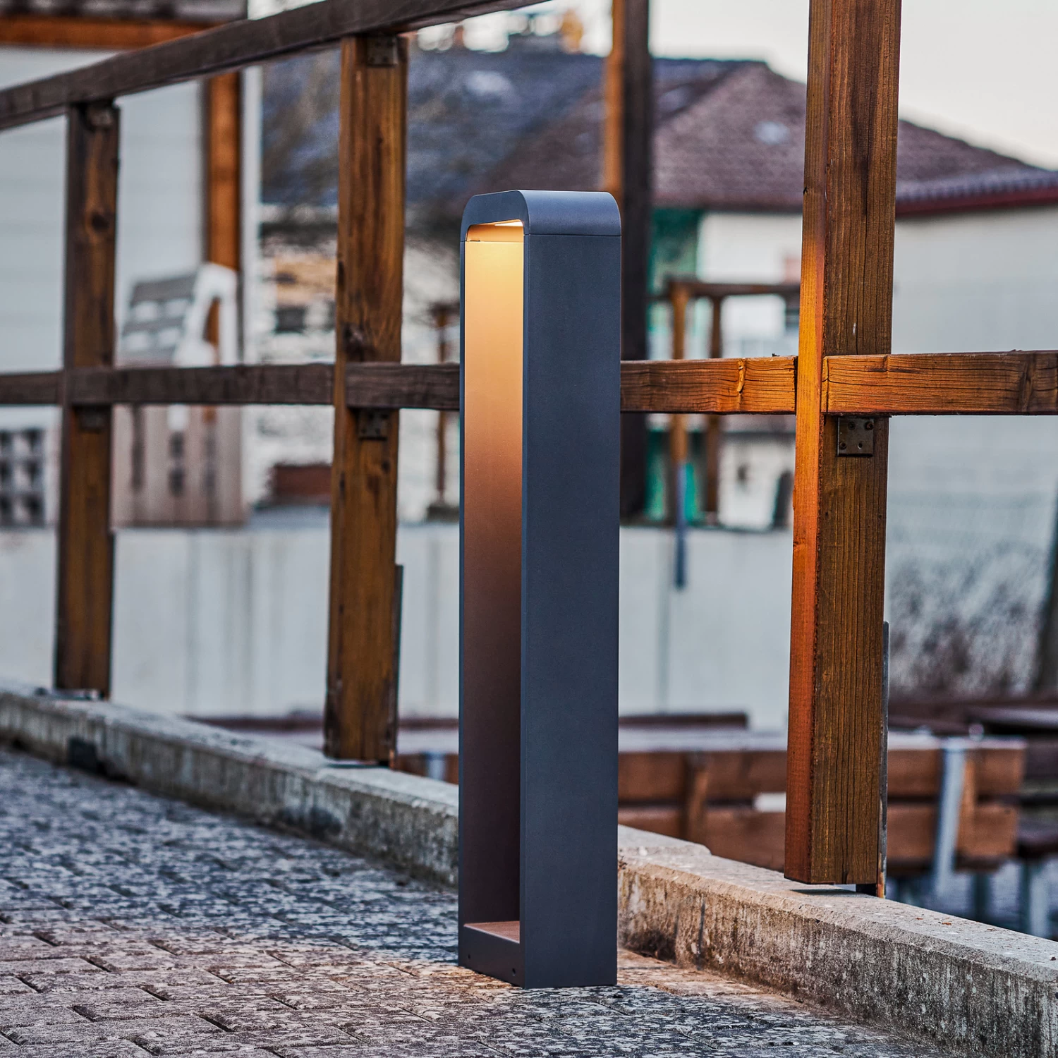 Lindby Emima LED-Wegeleuchte Aus Aluminium 80 Cm – Bild 2